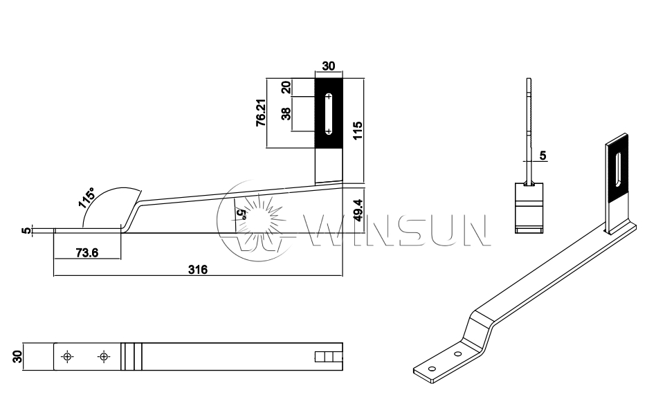 tile roof solar panel mounting bracket