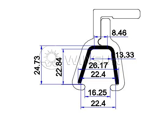 solar rib clamp for Klip-Lok 406