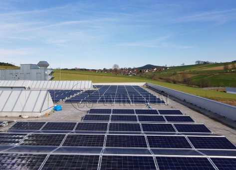 Sistema di montaggio solare zavorrato da 200 kW in Irlanda