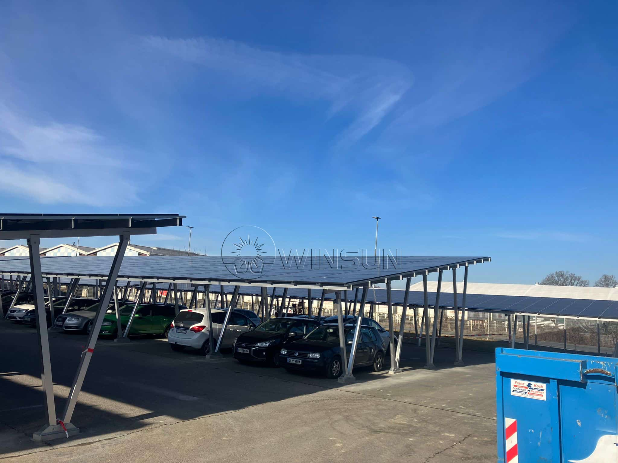 Carport Solaire Aluminium